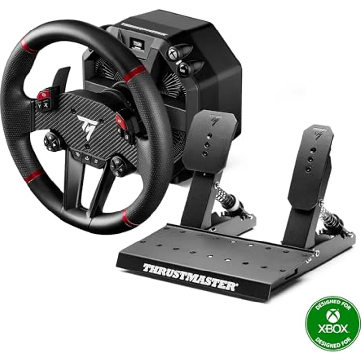THRUSTMASTER T598, Direct Axial Drive Force Feedback-Rennlenkrad mit 5 Nm Drehmoment, inklusive Raceline Pedals LTE Pedalset für Xbox Series X/S, One und PC – Bild 2