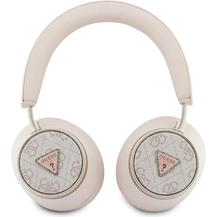 CG MOBILE Guess 4G Triangle Logo, Bluetooth ENC Over-Ear-Kopfhörer mit 45 Stunden Akkulaufzeit, Pink – Bild 2
