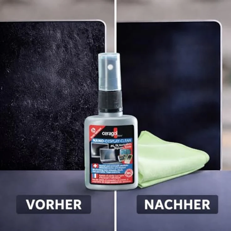 Bildschirmreiniger Set - Für alle Bildschirme, staubabweisend, 50ml Spray + Tuch – Bild 7