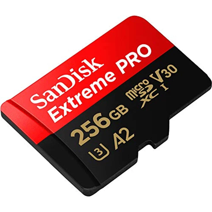 SanDisk Extreme PRO MicroSD-SD-card - 200-140MB - 256GB (SDSQXCD-256G-GN6MA) – Bild 2