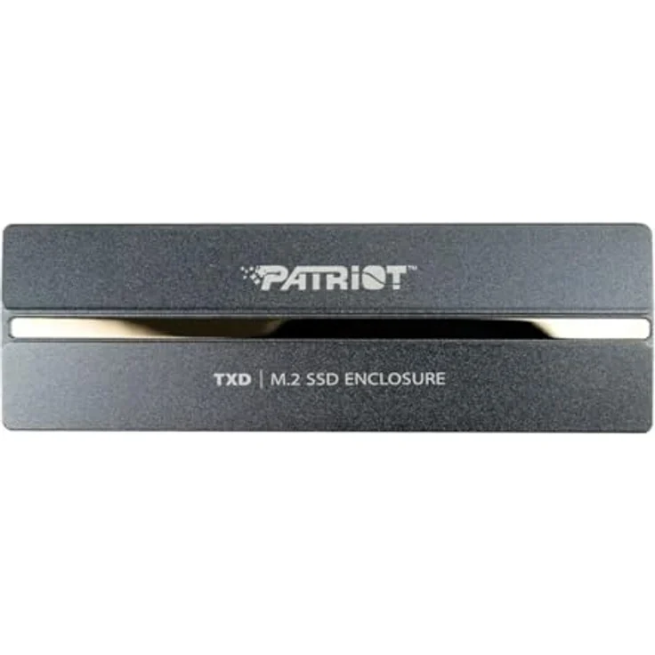Patriot Memory PV810UPNGM Festplattengehäuse, Grau - Multifunktionales Festplattengehäuse in mehrfarbig, kompakte Maße 3,3 x 17,5 x 12 cm