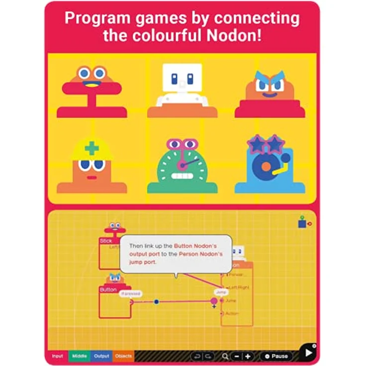 Nintendo Game Builder Garage Standard Multilingue Switch, Nintendo Switch Game mit interaktivem Baukasten für Entwickler – Bild 2
