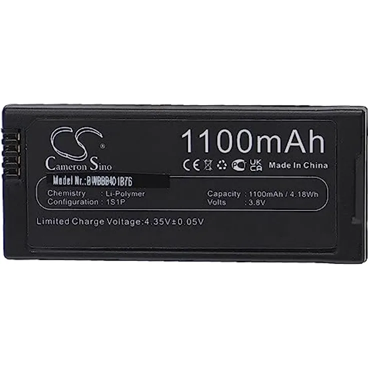 vhbw Akku Ersatz für DJI T01, Li-Polymer Drohnenakku, 1100 mAh, 3,8 V, schwarz