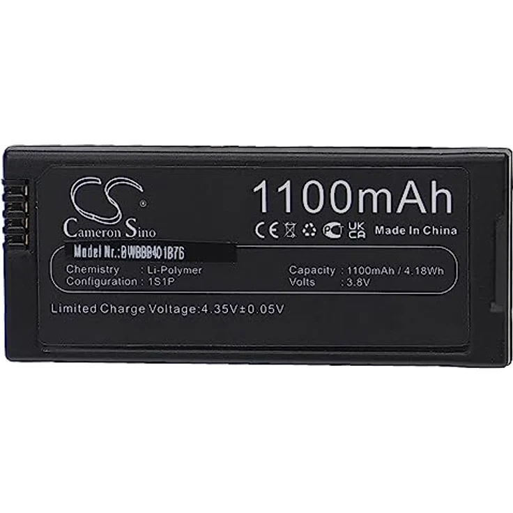 vhbw Akku Ersatz für DJI T01, Li-Polymer Drohnenakku, 1100 mAh, 3,8 V, schwarz – Bild 1