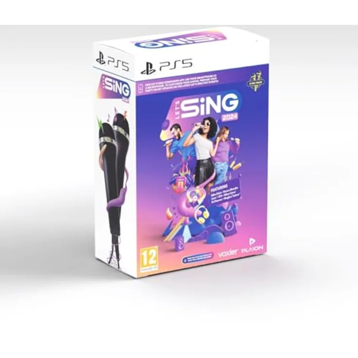 Plaion Let's Sing 2024 mit 2 Mic's Play Station 5 Videospiel
