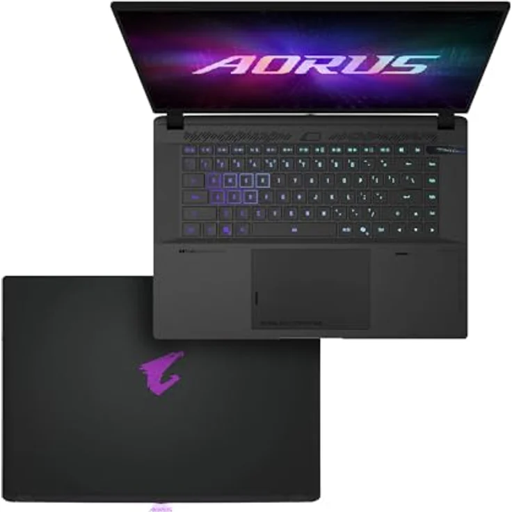 GIGABYTE AORUS MASTER 16 6YJM5DEE65SP, 16" QHD OLED 240 Hz, AMD Ryzen 9 9955X3D, 32GB RAM, 2TB SSD, NVIDIA GeForce RTX 5080, schwarz, Windows 11 Pro – Bild 3