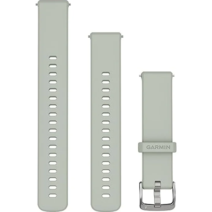 Garmin Schnellwechsel-Armband 18mm, passend für Venu 2S/3S, Vivoactive 4S, Vivomove 3S, Legacy Hero Rey/Captain Marvel, Forerunner 255S/265S, hochwertiges material, für Handgelenke 110-195 mm – Bild 1
