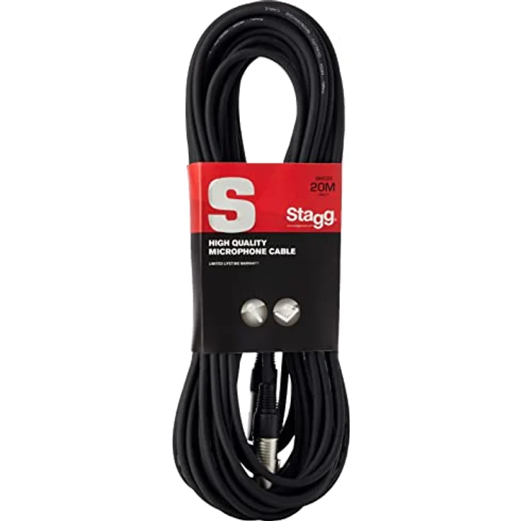 Stagg SMC20 20M Mikrofon-Kabel (XLR-Buchse-auf-XLR-Stecker) – Bild 2