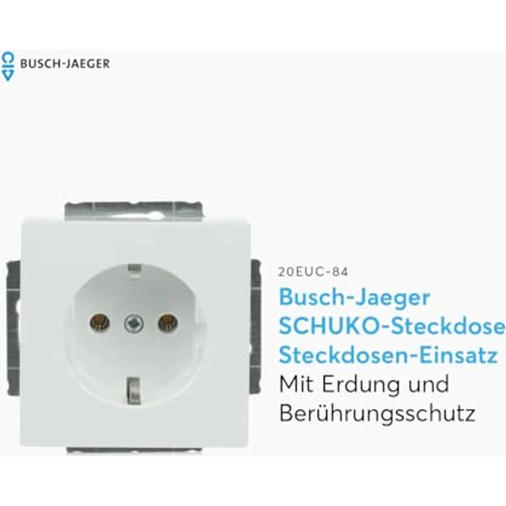 Busch-Jaeger 20EUC-84 Schuko Steckdosen-Einsatz – Bild 3