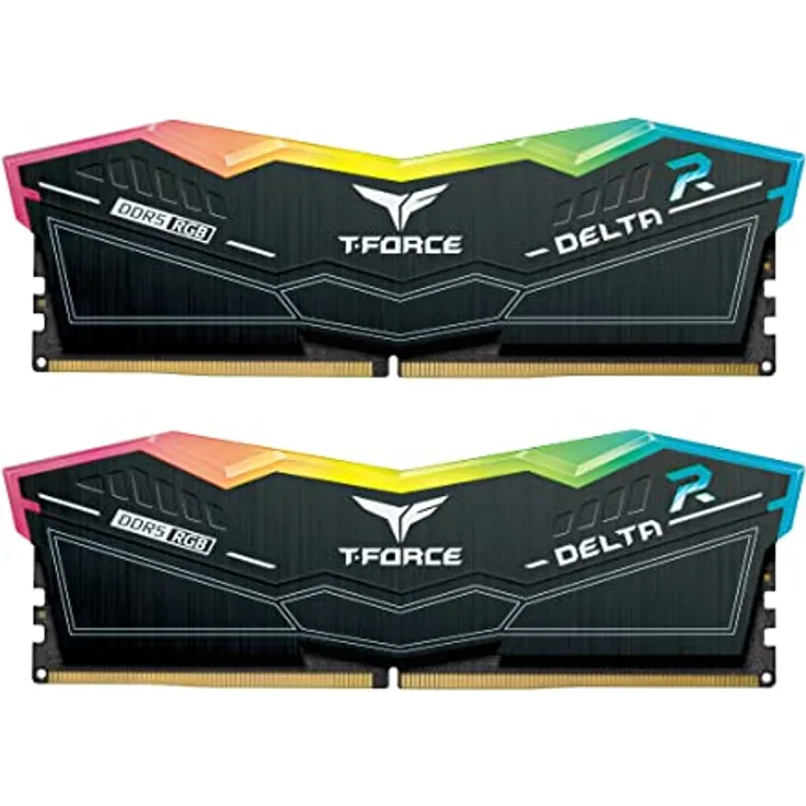 Team T-FORCE Delta RGB Schwarz 32GB Kit DDR5 (2x16GB) 7200MHz, CL34, FF3D532G7200HC34ADC01