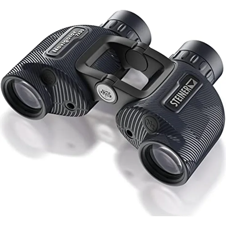STEINER Marine-Fernglas Navigator 7x30 - Deutsche Marken-Qualität, 10 Jahre Garantie, handlich und kompakt, wasserdicht - Profi-Fernglas in marineblau