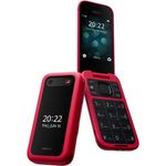 Nokia Cellulare 4G Dual Sim, 2,8 Zoll Display, Unisoc T107 Prozessor, 0,3 MP Kamera, 1450 mAh Akku
