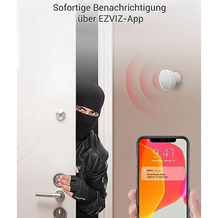 EZVIZ Home Sensor Intelligentes Haussicherheits-Kit ZigBee/Wi-Fi, Überwachungskameras zur Fernüberwachung und Notfallerkennung – Bild 9