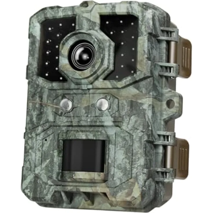 Logilink WC0066 Wildkamera mit Nachtsicht & Bewegungsmelder, 4K Videoauflösung + 36MP Fotoauflösung, 90° PIR-Sensor, Schutzklasse IP66