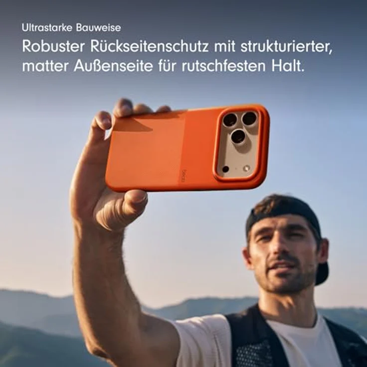 Beats Rugged Case iPhone 17, Nevada Orange, MagSafe-kompatibel mit stoßabsorbierendem Schutz und Kamerasteuerung – Bild 5