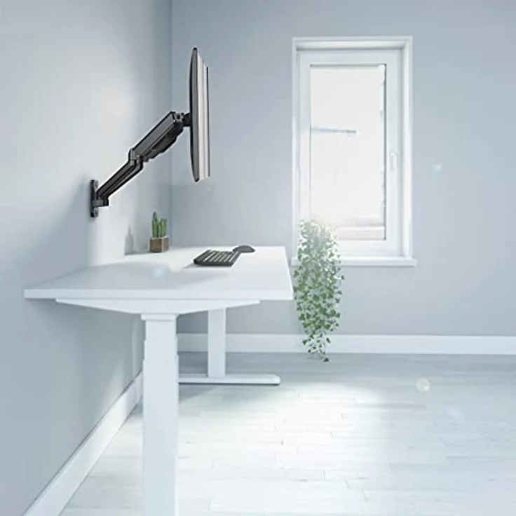 LogiLink BP0146 - Monitorwandhalterung 2-Fach, 17–32", Gasdruckfeder, 90–540 mm, Schwarz – Bild 3