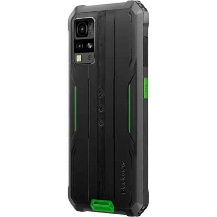 Blackview BV4800 SE Outdoor Smartphone, 6,56 Zoll HD+ Display, 12GB RAM, 64GB ROM, IP68/IP69K, 5100mAh Akku, Dual-Kamera, Android 15, Schwarz (Grün) – Bild 5
