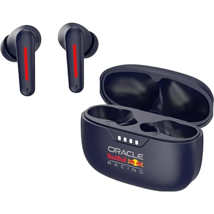 Oracle Red Bull Racing RB-EB100E, Bluetooth In-Ear Kopfhörer mit 13mm Treibern, USB-C Ladecase, 5–6h Laufzeit, 10m Reichweite – Bild 1