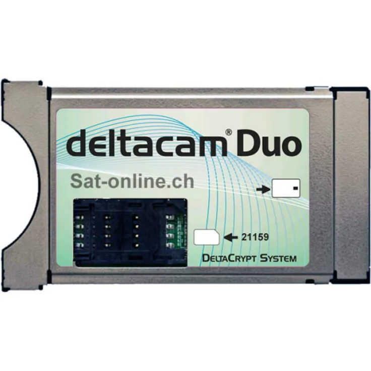 Deltacam Duo Twin CI Modul mit DeltaCrypt-Verschlüsselung 3.0