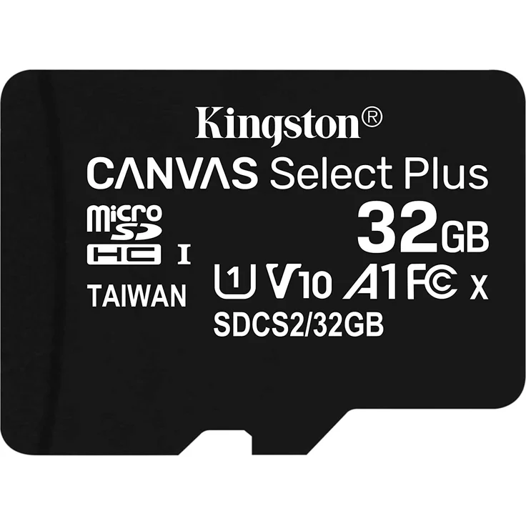 Kingston Canvas Select Plus microSD Speicherkarte, SDCS2-32GBSP Class 10 – Bild 1
