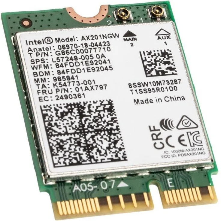 Intel Wi-Fi 6 AX201 - Netzwerkadapter - M.2 2230 (CNVio2) - 802.11ac, Bluetooth 5.0, 802.11ax – Bild 3