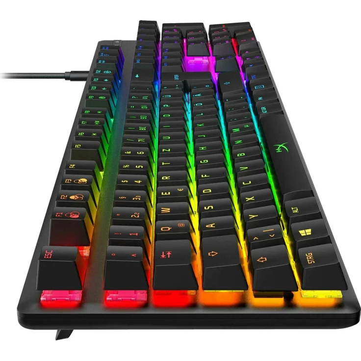 HyperX Alloy Origins - Tastatur - backlit - USB - Deutsch QWERTZ - HyperX Red (HX-KB6RDX-DE) – Bild 4