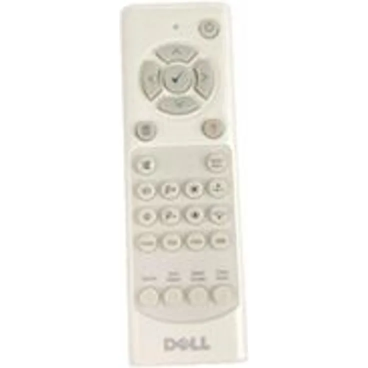 Dell Fernbedienung (Ersatz Fernbedienung TSKB-IR02 white für 1220, 1450,1550, 1650, 1850, 4220, 4320, 4350, 7760, P 318S, S300, S300w, S300wi, S500, S500wi, S510n, S520 TV Projektor HiFi Receiver Stereoanlage)