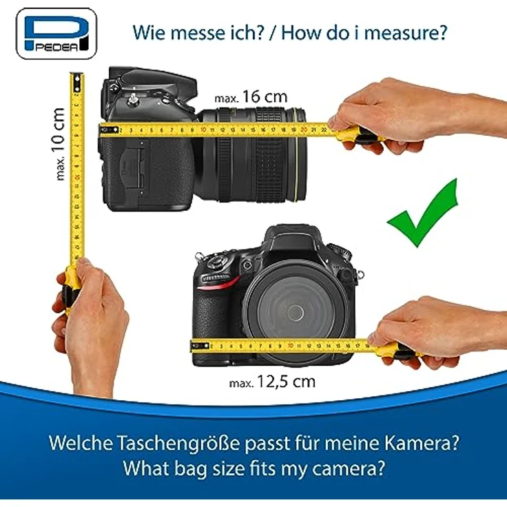 Pedea Kameratasche Gr. XL Fashion Foto Tasche mit Regenschutz und Zubehörfächer, hellgrau - Preisvergleich – Bild 5