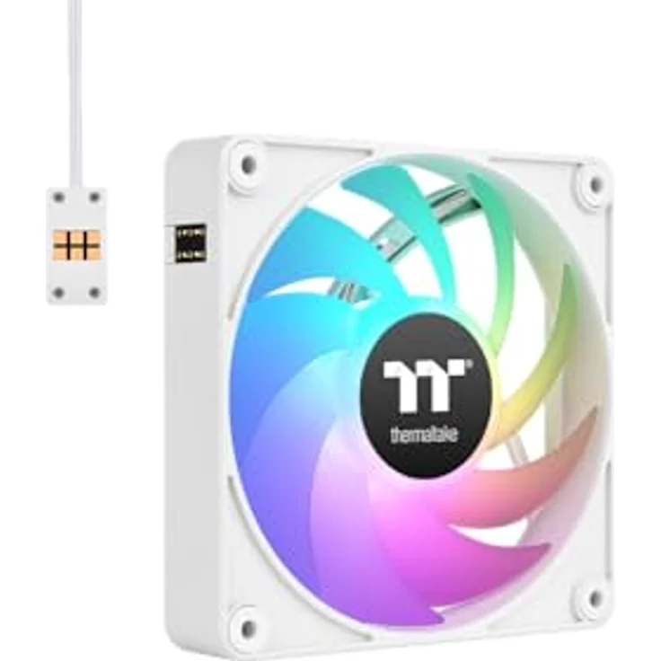 Thermaltake CT120 EX ARGB Gehäuselüfter | Leistungsstark | Weiß | 3 Fan Pack – Bild 1