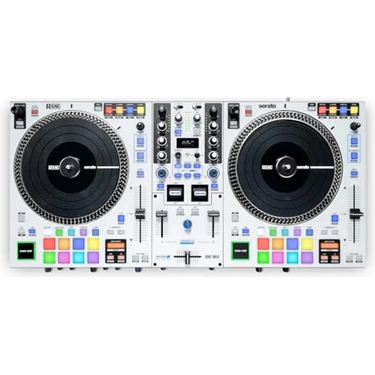 Rane ONE MKII, motorisierter DJ-Controller mit integrierter Stems-Steuerung, 29 Effekten und schicken weißen Design – Bild 1
