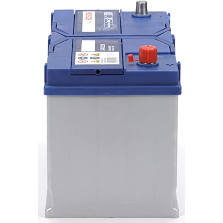 Bosch S4 Auto-Batterie, 95 Ah, 12 V, 830 A, Polklemme 1, blau und weiß – Bild 2