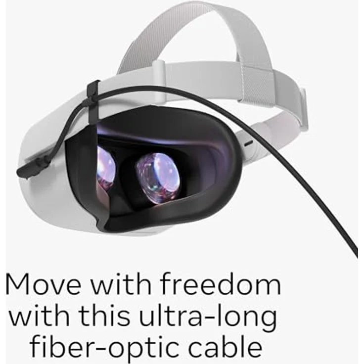 Oculus Oculus Link Virtual Reality Headset-Kabel für Quest 2 USB 3, 5m Premium-Glasfaserkabel – Bild 3