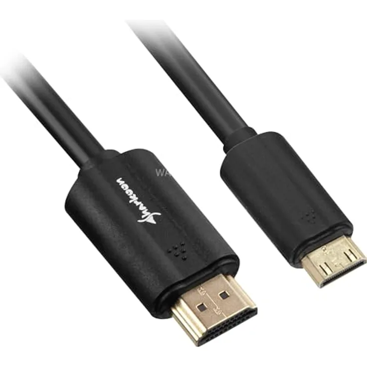 Sharkoon 3 m, HDMI-Mini HDMI 3 m HDMI Mini-HDMI schwarz