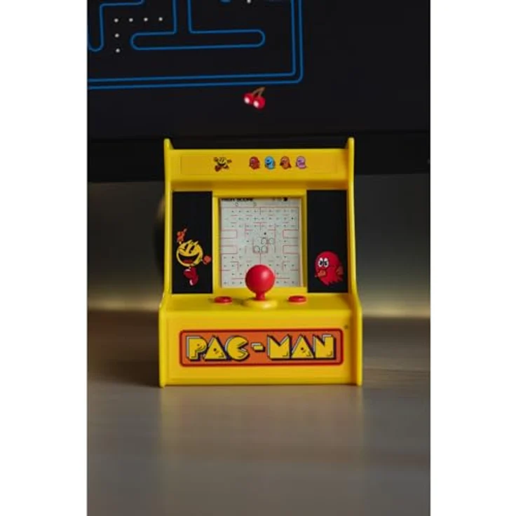 Z-Man Games PAC-MAN Desktop Arcade, kompakte Spielkonsole mit originalen Soundeffekten und Grafik, nostalgisches Arcade-Erlebnis – Bild 6