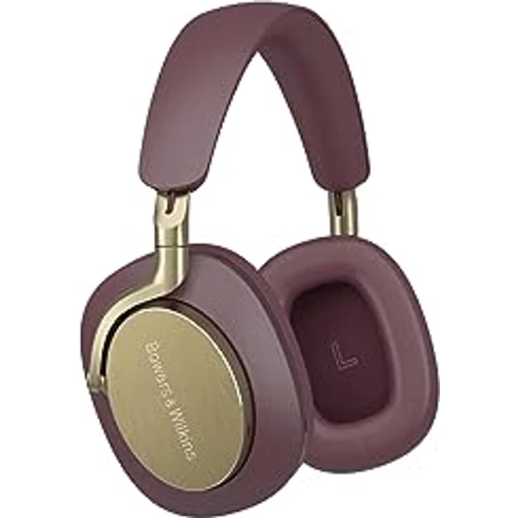 Bowers & Wilkins PX8 Over-Ear-Kopfhörer mit Hybrid Active Noise Cancelling, Transparenzmodus, Trägersensor, burgunderrot – Bild 1