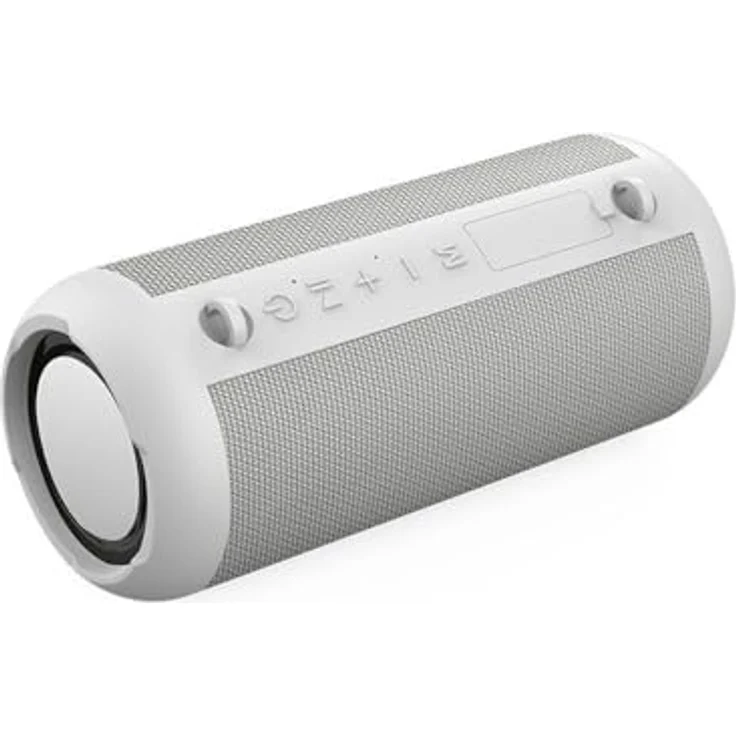 Lobwerk Bluetooth Lautsprecher, wasserdicht mit USB/Micro SD, Anruffunktion und Radio, grau, 30 Stunden Musikwiedergabe – Bild 5