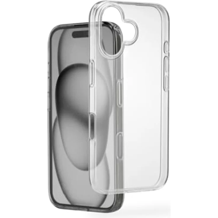Hama Hülle für iPhone 16 Always Clear, durchsichtige Handyhülle mit extra Kamera- und Display-Schutz, kratzfest, Wireless Charging kompatibel, ultra slim – Bild 1