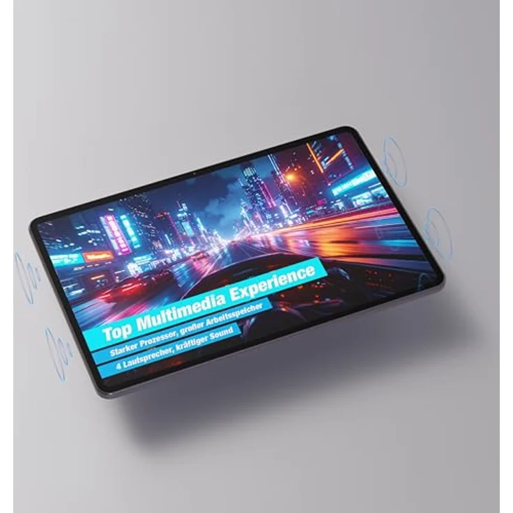 VALE Tablet V12X LTE, 12,6" AMOLED, MediaTek G99, 16GB RAM, 128GB Speicher, Android 15, Dual-SIM, inkl. Stift & Hülle, Dunkelgrau – Bild 8