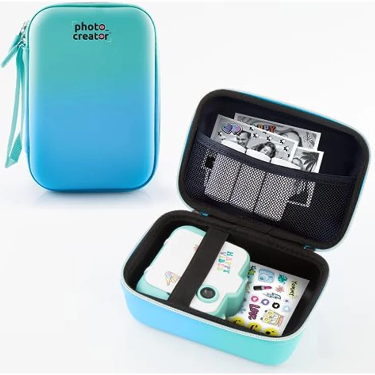 Canal Toys Studio Creator, Kameratasche für Sofortbildkamera, schützend, kompakt, Blau – Bild 8