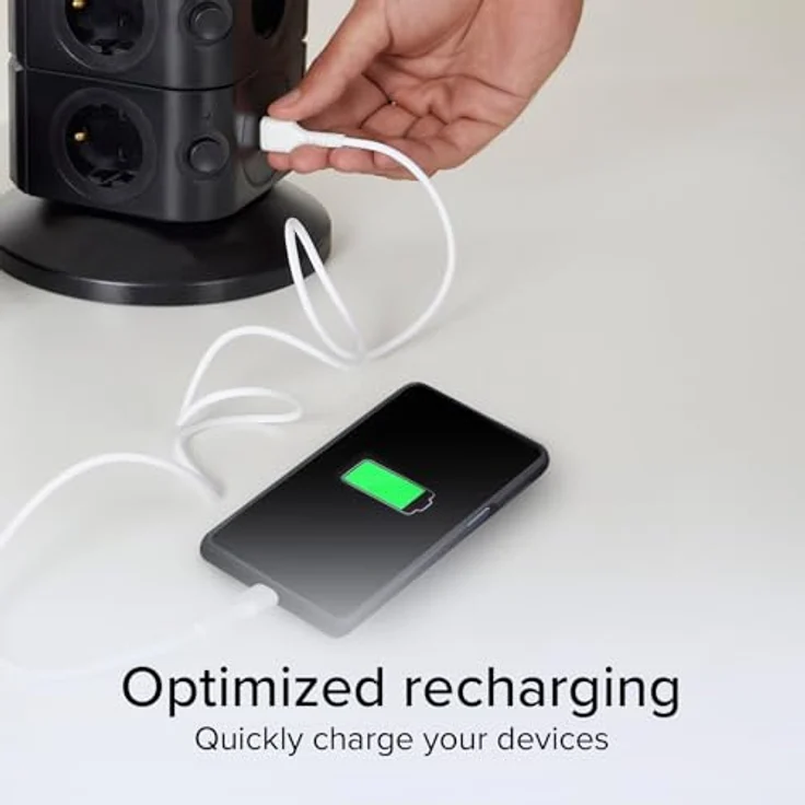 SBS USB-A auf USB-C Daten- und Ladekabel, 1m, schnelle Datenübertragung bis 480 MBit/s, weiß – Bild 4