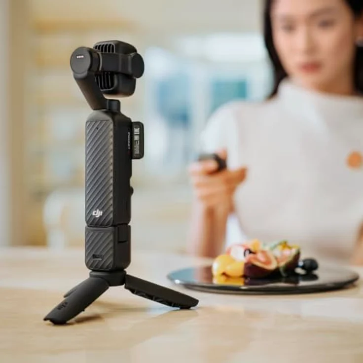 DJI Osmo Pocket 4P Vlog Combo, 7680 x 4320 Pixel Action Kamera mit 4K Ultra HD, Schwarz – Bild 9