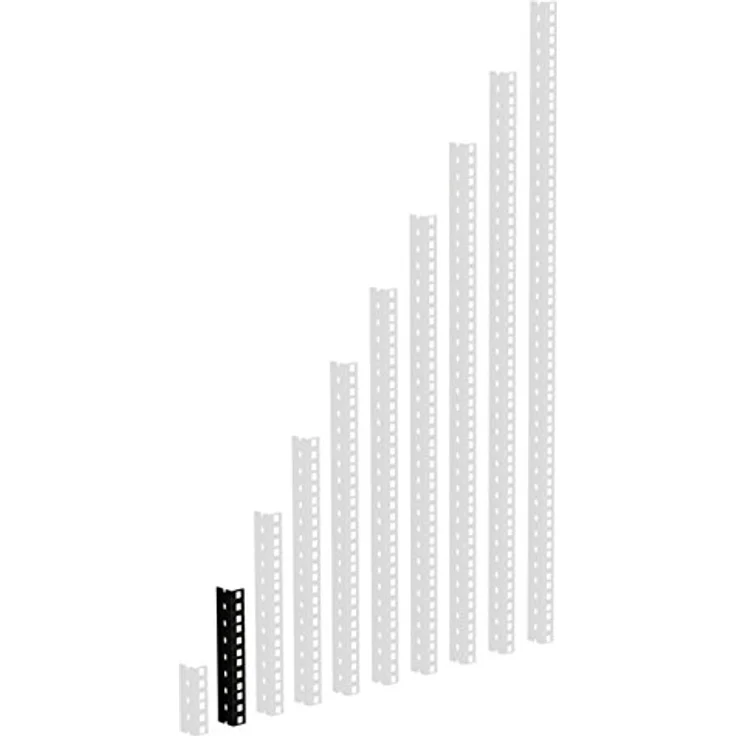 ah Hardware 61535B4 Adam Hall 48,26 cm (19 Zoll) Parts HD Rackschiene 4 HE schwarz – Bild 2