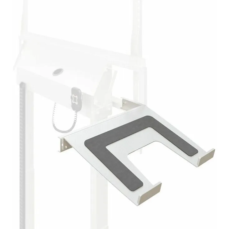 Hagor HP Twin Lift, Motorisierte Laptop Halterung mit Höhenverstellung, Weiß, maximale Traglast 5 kg