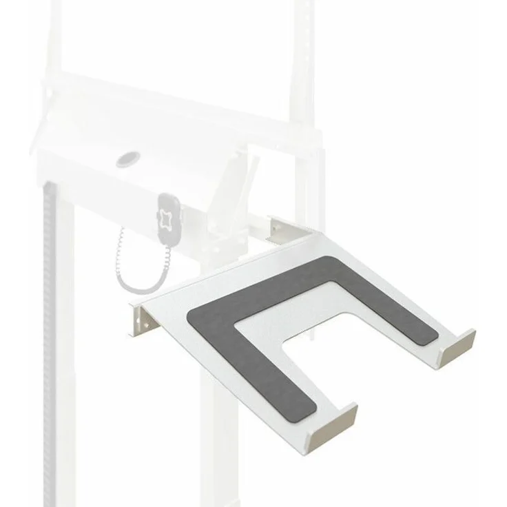 Hagor HP Twin Lift, Motorisierte Laptop Halterung mit Höhenverstellung, Weiß, maximale Traglast 5 kg