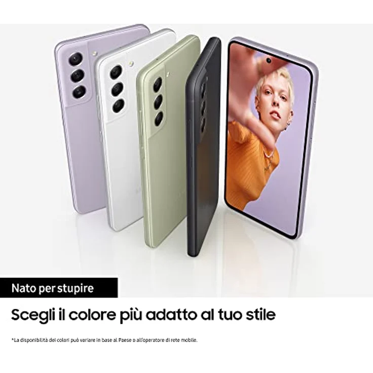 Samsung Galaxy S21 FE 5G 128GB Lavender EU [16,29cm (6,4") OLED Display, Android 12, 12MP Triple-Kamera] [Italienische Version] – Bild 3