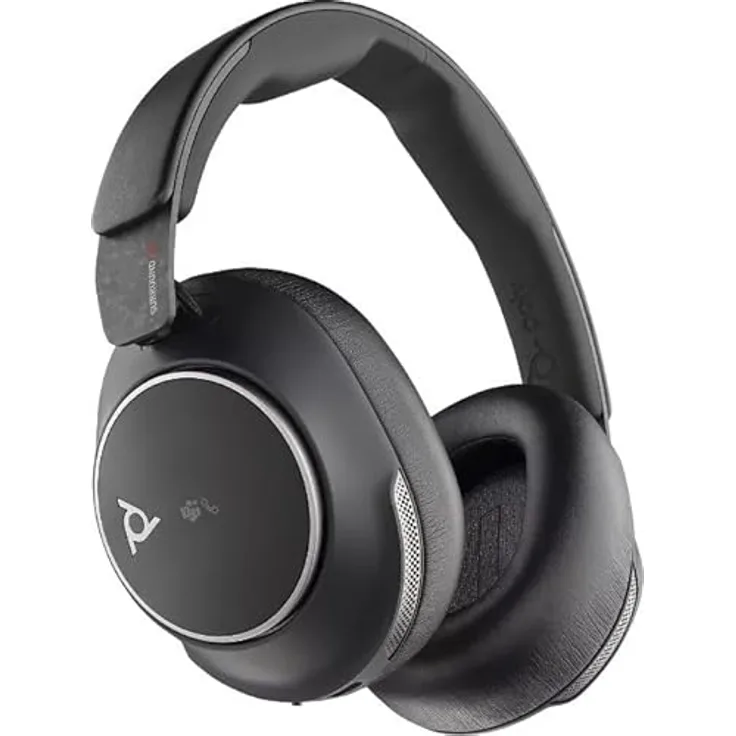 Plantronics Voyager Surround 80 UC, Teams, USB-C, USB-C/A Adapter, (VS80T, BT700C), Black, WW​