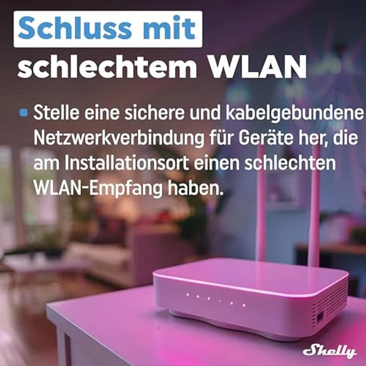 Shelly Hutschiene LAN Switch 5 Ports 10/100 Mbit Schwarz, Netzwerk Switch – Bild 5