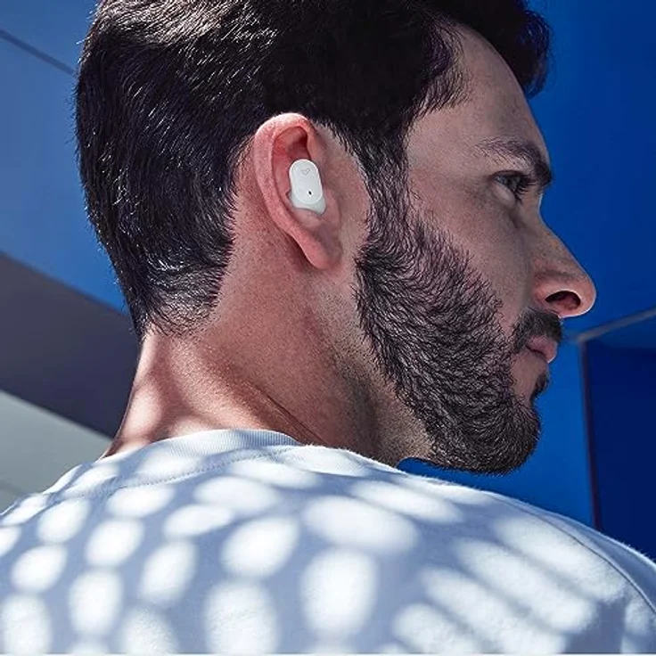 Energy Sistem Urban Beat, Bluetooth In-Ear Headset in Weiß, spritzwasserfest nach IPX4, Bluetooth 5.3, integriertes Mikrofon, bis zu 5 Stunden Akkulaufzeit – Bild 5