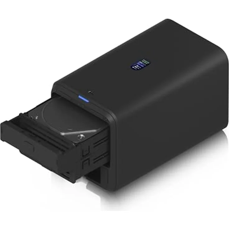 Ubiquiti UniFi UNAS 2, NAS Server mit Quad-Core-Prozessor, 4 GB RAM, 2 Hot-Swap-Einschüben und 2.5GbE-Konnektivität, Polycarbonat-Gehäuse – Bild 9