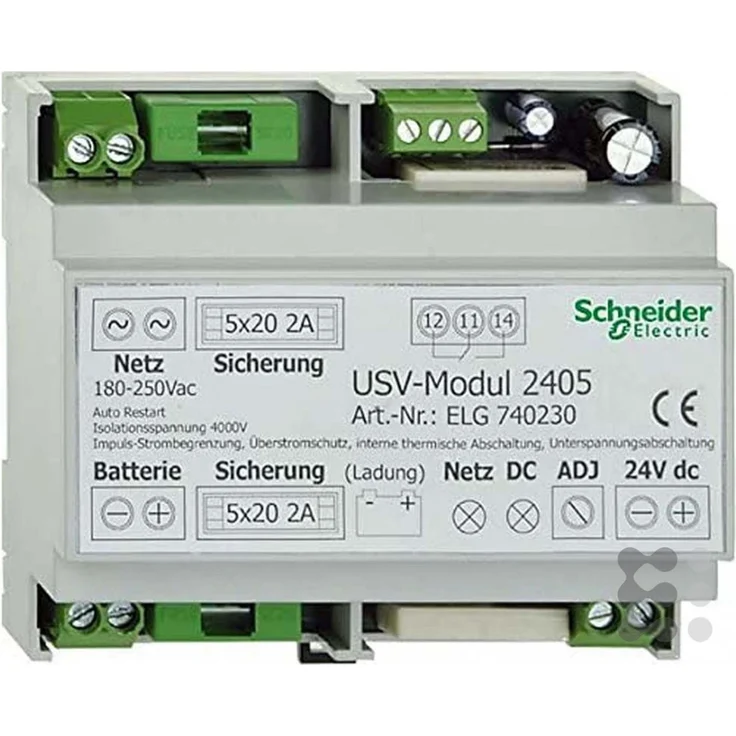 Schneider Electric USV-Netzteil ELG740230, 24VDC, 600 mA, ohne Batterie, mit LED-Anzeige